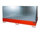 Bauer Südlohn Auffangwanne AW 1000-10F/SW lackiert Feuerrot Tragfähigkeit 1000 kg