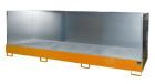Bauer Südlohn Auffangwanne AW 1000-3/SW lackiert Gelborange Breite 3870 mm