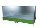 Bauer Südlohn Auffangwanne Breite 2710 mm AW 1000-10F/SW lackiert Resedagrün