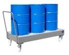 Bauer Fahrbare Auffangwanne 2050 SR 800 x 435 x 1800 mm mausgrau