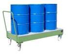 Bauer Fahrbare Auffangwanne 2050 SR 800 x 435 x 1800 mm resedagrün