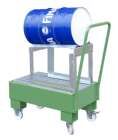 Bauer Fahrbare Auffangwanne AW 60 1 SRF 500 x 415 x 940 mm resedagrün