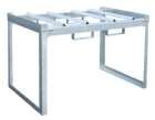 Bauer Fass und Kleingebinderegal FRE 2M 1320 x 805 x 785 mm feuerverzinkt