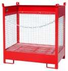 Bauer Fass Stapelpalette FSP 2D 1405 x 1490 x 915 mm lackiert feuerrot