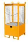 Bauer Fass Stapelpalette FSP 1D 755 x 1590 x 755 mm lackiert gelborange