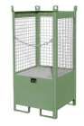 Bauer Fass Stapelpalette FSP 1D 755 x 1590 x 755 mm lackiert resedagrün