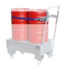 Bauer Fasshalterung mit Spanngurt für 2 x 60 Liter Fässer