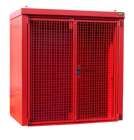 Bauer Gasflaschen Container GFC B M1 2120 x 2265 x 1180 mm lackiert feuerrot