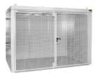 Bauer Gasflaschen Container GFC B M4 3120 x 2295 x 1575 mm lackiert grauweiß