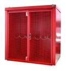 Bauer Gasflaschen Container GFC BW M2 2125 x 2265 x 1575 mm lackiert feuerrot