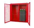 Bauer Gasflaschen Container GFC BW M3 2425 x 2265 x 1575 mm lackiert feuerrot