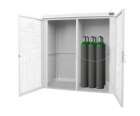 Bauer Gasflaschen Container GFC BW M3 2425 x 2265 x 1575 mm lackiert grauweiß