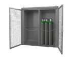 Bauer Gasflaschen Container GFC BW M3 2425 x 2265 x 1575 mm lackiert mausgrau