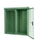 Bauer Gasflaschen Container GFC BW M1 2120 x 2265 x 1180 mm lackiert resedagrün