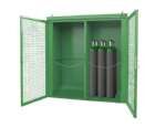 Bauer Gasflaschen Container GFC BW M3 2425 x 2265 x 1575 mm lackiert resedagrün