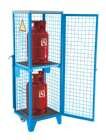 Bauer Gasflaschen Depot GFD R 2 575 x 1580 x 500 mm lackiert lichtblau