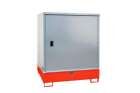 Bauer Gefahrstoff Schrank GS 3 lackiert 1475 x 1805 x 1460 mm feuerrot