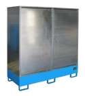 Bauer Gefahrstoff Schrank GS 2 lackiert 1680 x 1780 x 690 mm lichtblau