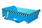 Bauer Mini-Spänebehälter SMGU 610 lackiert lichtblau 1680 x 1385 x 450 mm