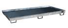 Bauer Regalwanne mit PE Einsatz RW 2700 1 PE feuerverzinkt 2665 x 210 x 1315 mm