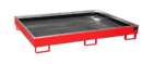 Bauer Regalwanne mit PE Einsatz RW 1800 PE feuerrot 1765 x 255 x 1315 mm