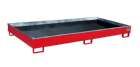 Bauer Regalwanne mit PE Einsatz RW 2700 1 PE feuerrot 2665 x 210 x 1315 mm