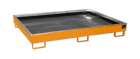 Bauer Regalwanne mit PE Einsatz RW 1800 PE gelborange 1765 x 255 x 1315 mm