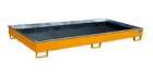 Bauer Regalwanne mit PE Einsatz RW 2700 1 PE gelborange 2665 x 210 x 1315 mm