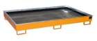 Bauer Regalwanne mit Einsatz RW 2200 2 PE gelborange 2165 x 510 x 1315 mm