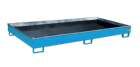 Bauer Regalwanne mit PE Einsatz RW 2700 1 PE lichtblau 2665 x 210 x 1315 mm