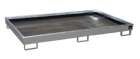 Bauer Regalwanne mit Einsatz RW 2200 1 PE mausgrau 2165 x 230 x 1315 mm