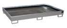 Bauer Regalwanne mit Einsatz RW 2200 2 PE mausgrau 2165 x 510 x 1315 mm