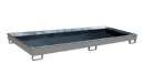 Bauer Regalwanne mit Einsatz RW 3300 1 PE mausgrau 3265 x 195 x 1315 mm