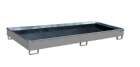Bauer Regalwanne mit Einsatz RW 3300 2 PE mausgrau RAL 7005