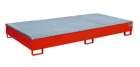 Bauer Regalwanne mit Einsatz RW GR 2700 2 PE feuerrot 2665 x 305 x 1315 mm
