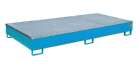 Bauer Regalwanne mit Einsatz RW GR 2700 2 PE lichtblau 2665 x 305 x 1315 mm