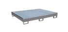 Bauer Regalwanne mit PE Einsatz RW GR 1800 PE mausgrau 1765 x 255 x 1315 mm