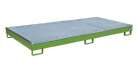 Bauer Regalwanne mit Einsatz RW GR 2700 1 PE resedagrün 2665 x 210 x 1315 mm