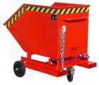 Bauer Späne-Kastenwagen SKW-ET 400 mit manueller Kippfunktion lackiert feuerrot