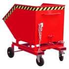 Bauer Späne-Kastenwagen SKW-ET 600 lackiert mit manueller Kippfunktion feuerrot