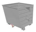 Bauer Späne-Stapelkipper BSL 55 lackiert mausgrau 800 x 1000 x 900 mm