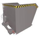 Bauer Spänebehälter GU-E 2000 lackiert Mausgrau Breite 1680 mm
