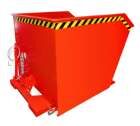 Bauer Spänebehälter SGU 100 lackiert feuerrot 1280 x 1640 x 780 mm