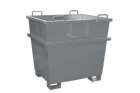 Bauer Universalcontainer UC 1000 Ineinander stapelbar lackiert mausgrau