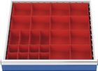 Bedrunka+Hirth Kleinteilekästen für Schubladen Fronthöhe 75 bis 100 mm Innenmaß 600 x 600 mm