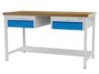 Bedrunka+Hirth Arbeitstisch 2 kleine Schubladen Gesamtmaße 2000 x 750 x 859 mm