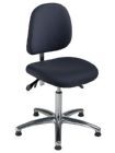 Bedrunka+Hirth Arbeitsdrehstuhl mit Bodengleitern ESD Ausführung 490 bis 630 mm