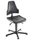 Bedrunka+Hirth Arbeitsdrehstuhl mit Bodengleitern 490 bis 630 mm PU schwar