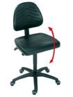 Bedrunka+Hirth Arbeitsdrehstuhl PU Schaum mit Rollen 470 bis 670 mm Last bis 110 kg