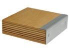 Bedrunka+Hirth Arbeitsplatte Buche Multiplex mit Stahlkante 2500 x 750 x 40 mm